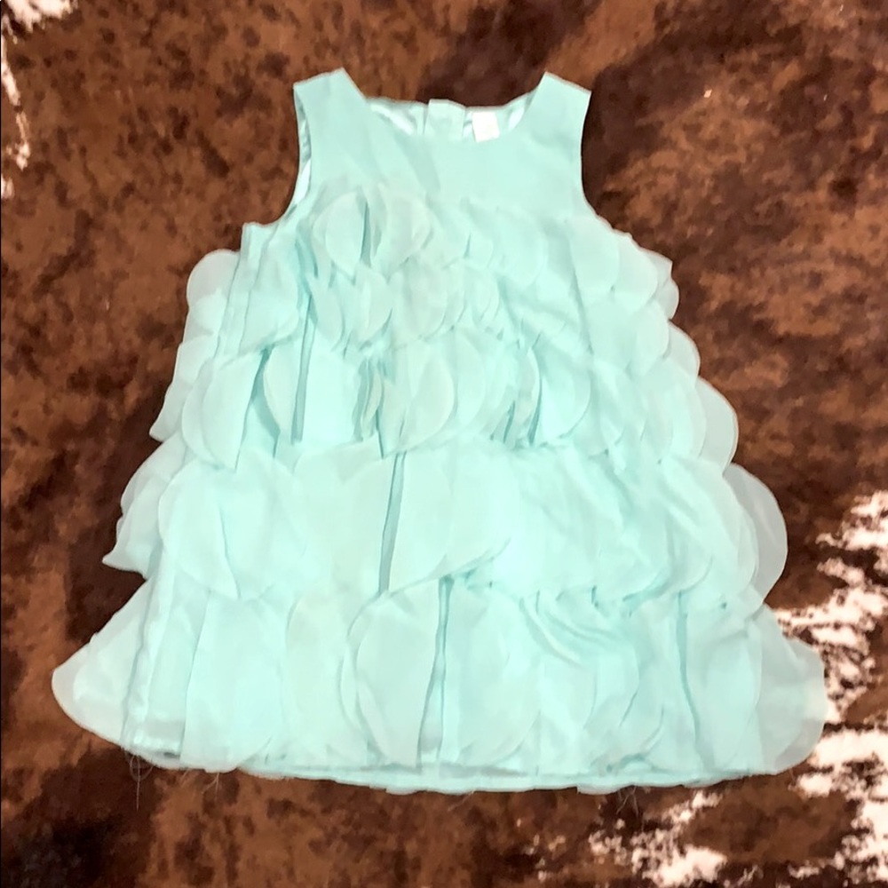 Toddler girls teal dress